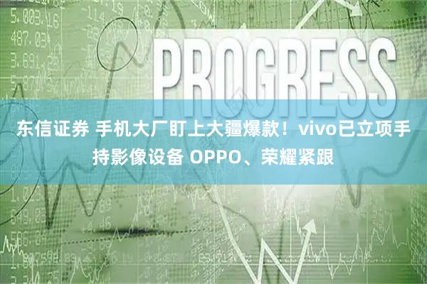 东信证券 手机大厂盯上大疆爆款！vivo已立项手持影像设备 OPPO、荣耀紧跟
