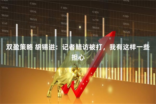 双盈策略 胡锡进：记者暗访被打，我有这样一些担心