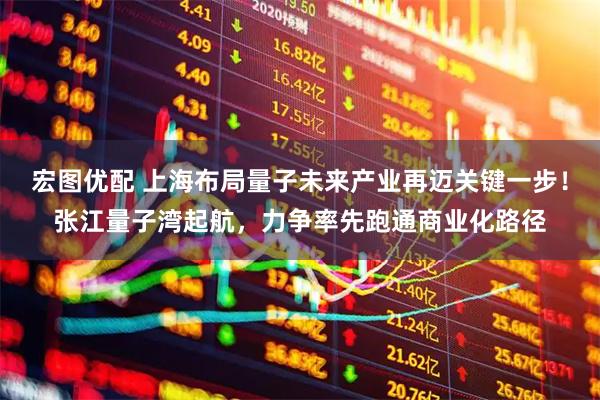 宏图优配 上海布局量子未来产业再迈关键一步！张江量子湾起航，力争率先跑通商业化路径